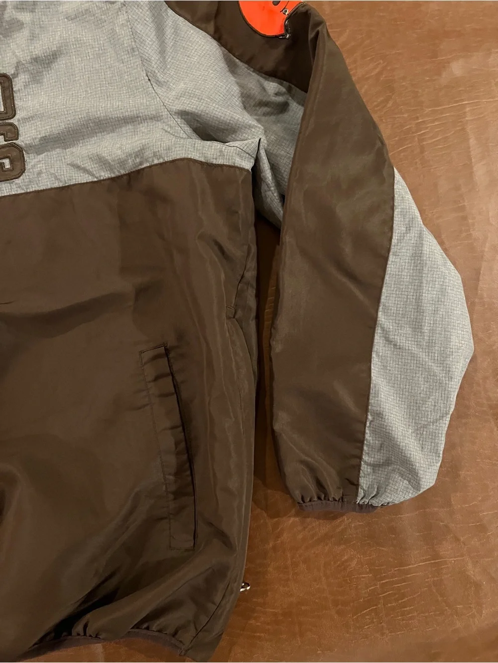 Cleveland Browns Pullover Windbreaker - Size 2XL (Please Read)